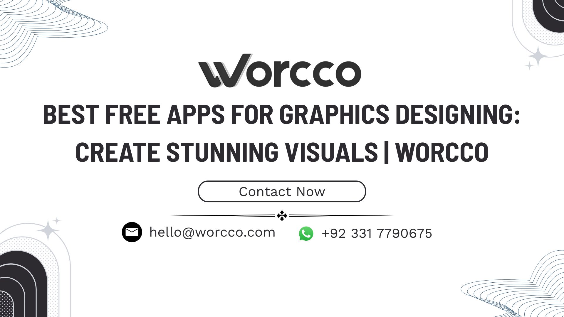 Best Free Apps for Graphics Designing: Create Stunning Visuals | Worcco